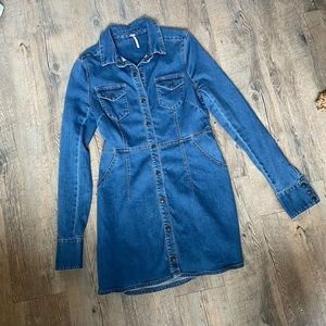 Free People Denim Dress